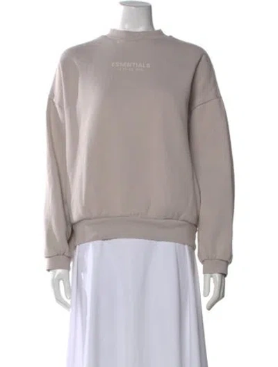 Pre-owned Essentials Mock Neck Sweater In Gray