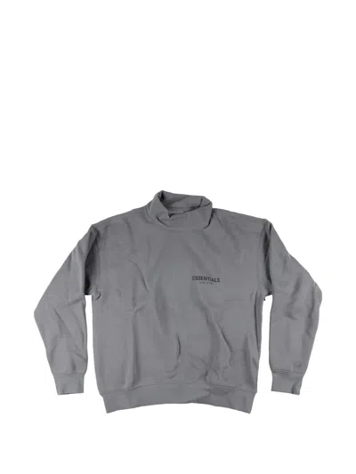 Essentials Mock-neck Sweatshirt In Gray