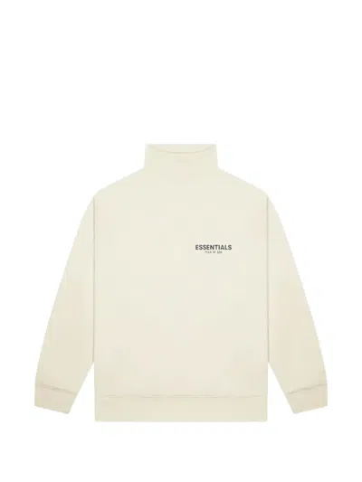 Essentials Mock-neck Sweatshirt In White