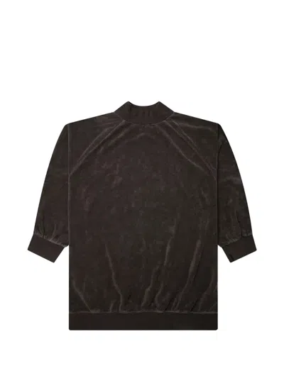 Essentials Mock-neck Top In Black