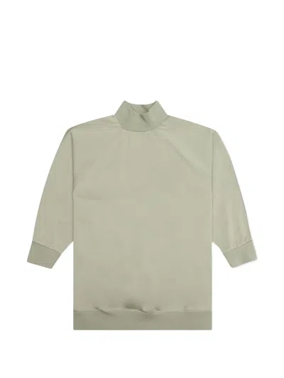 Essentials Mock-neck Top In Green