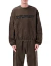 Essentials Modern Crewneck Sweatshirt In Brown