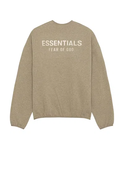 Essentials Modern Fit Fleece Crewneck In Purple