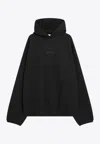 Essentials Modern Fleece Hooded Sweatshirt In Black