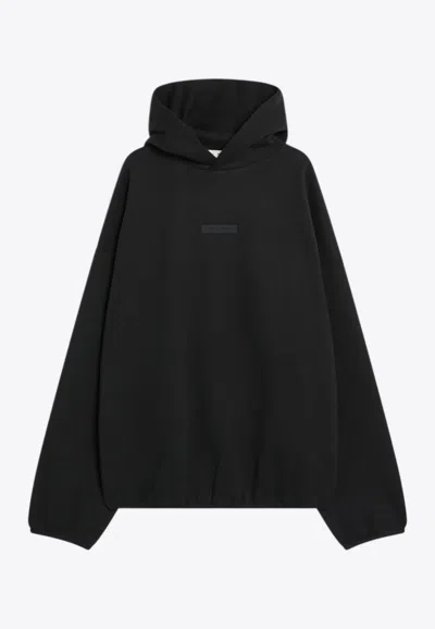 Essentials Modern Fleece Hooded Sweatshirt In Black