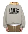 Essentials Nba Lakers Pull Over Hoodie In Warm Heather