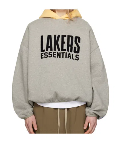 Essentials Nba Lakers Pull Over Hoodie In Warm Heather