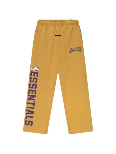 Essentials Nba Lakers Track Pants In Brown