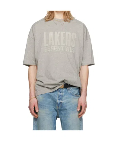 Essentials Nba Lakers X  T-shirt In Gray
