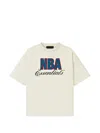 Essentials Nba Logo-print T-shirt In Neutral