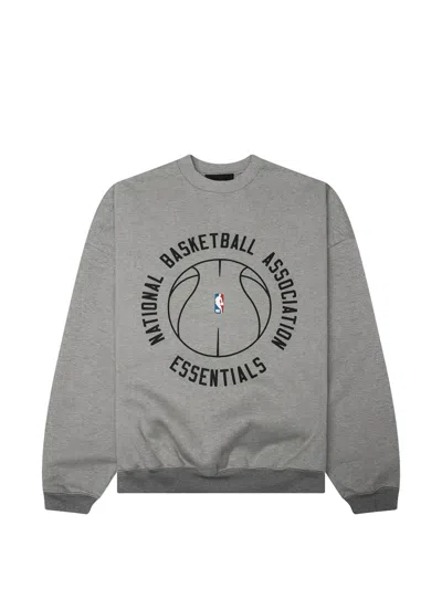 Essentials Nba X Barkley Hendricks Logo-print Sweater In Gray