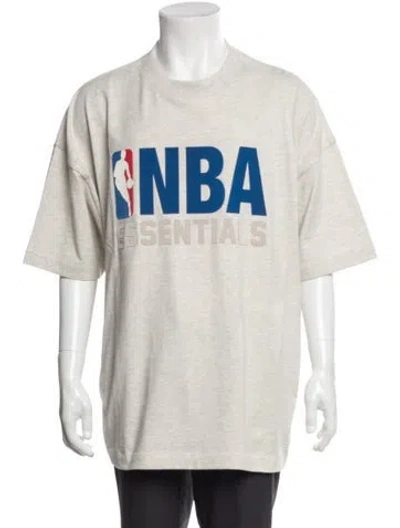Pre-owned Essentials Nbax  Graphic Print T-shirt W/ Tags In Grey