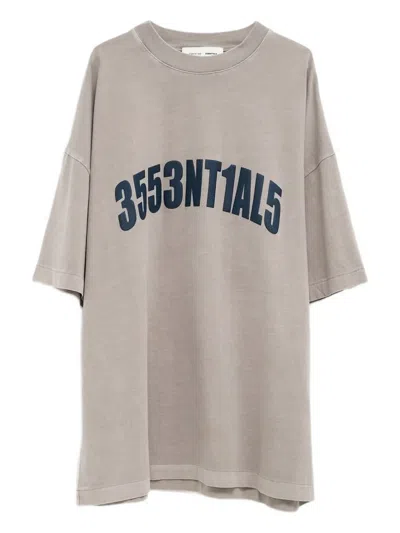 Essentials New York 90s Crew-neck T-shirt In Gray