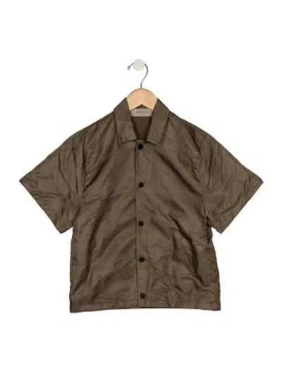 Pre-owned Essentials Babies' Nylon Button Up Shirt In Neutrals