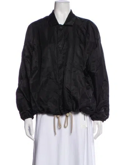 Pre-owned Essentials Nylon Jacket In Black