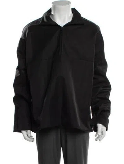 Pre-owned Essentials Nylon Jacket In Black