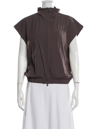 Pre-owned Essentials Nylon Jacket In Brown