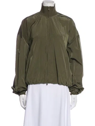 Pre-owned Essentials Nylon Jacket In Green