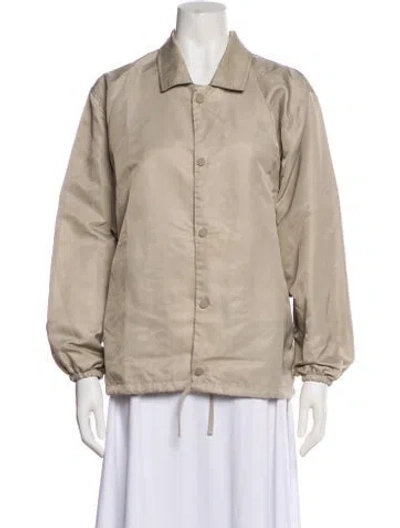 Pre-owned Essentials Nylon Jacket In Neutral