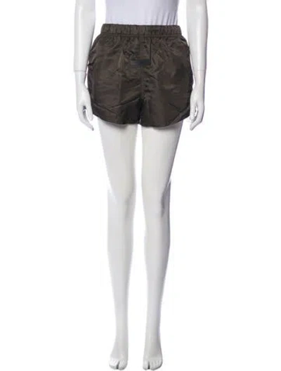 Pre-owned Essentials Nylon Mini Shorts In Gray