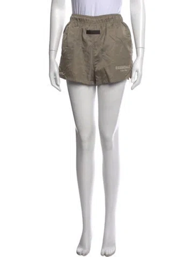 Pre-owned Essentials Nylon Mini Shorts In Neutral