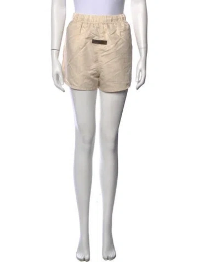 Pre-owned Essentials Nylon Mini Shorts In Neutral