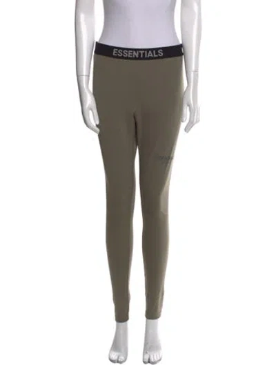 Pre-owned Essentials Nylon Skinny Leg Pants In Neutral