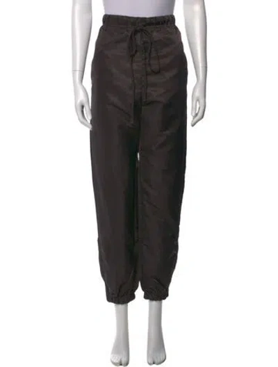 Pre-owned Essentials Nylon Skinny Leg Pants W/ Tags In Black