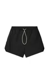 Essentials Drawstring Swim Trunks In Black