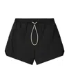 Essentials Drawstring Swim Trunks In Black