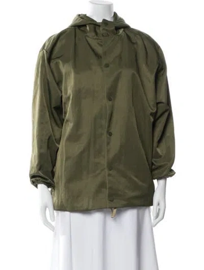Pre-owned Essentials Nylon Utility Jacket W/ Tags In Green