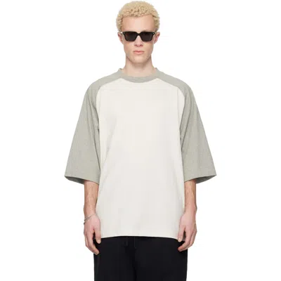 Essentials Fear Of God   Fear Of God Light Grey Baseball T-shirt In Gray