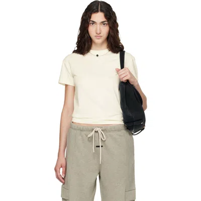 Essentials Off-white Classic Fit T-shirt In Neutral