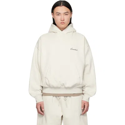 Essentials Off-white Classic Hoodie In Neutral