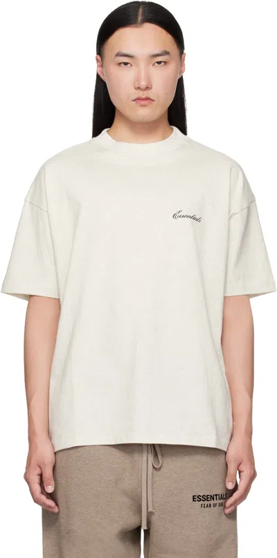 Essentials Off-white Classic T-shirt In Neutral
