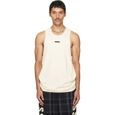 Essentials Off-white Essential Tank Top In Neutral