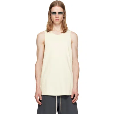Essentials Off-white Ribbed Essential Tank Top