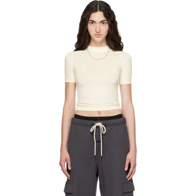 Essentials Off-white Shrunken Baseball T-shirt In Neutral