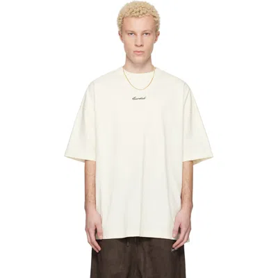 Essentials Off-white Signature 90s Short Sleeve T-shirt In Neutral