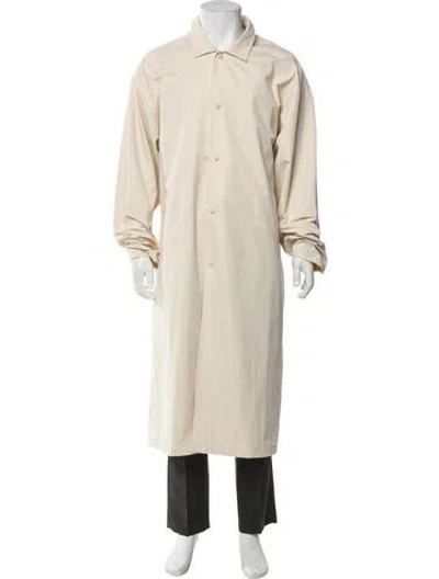 Pre-owned Essentials Overcoat In Neutral