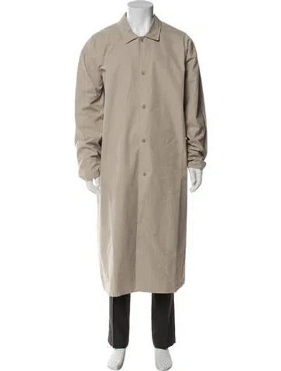 Pre-owned Essentials Overcoat In Neutral