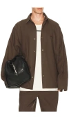 Essentials Overshirt In Brown