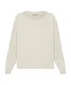 Essentials Oversized Crew Neck Jumper In White