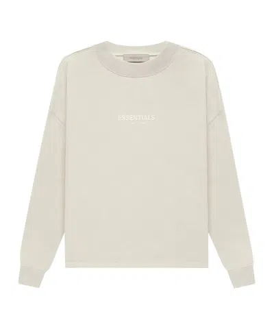 Essentials Oversized Crew Neck Jumper In White