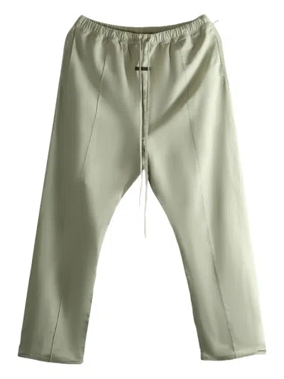 Essentials Oxford Drawstring-waist Track Pants In Neutral