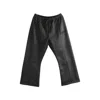 Essentials Drawstring Track Pants In Black