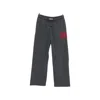 Essentials Drawstring Track Pants In Gray