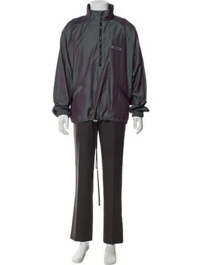 Pre-owned Essentials Parka In Gray