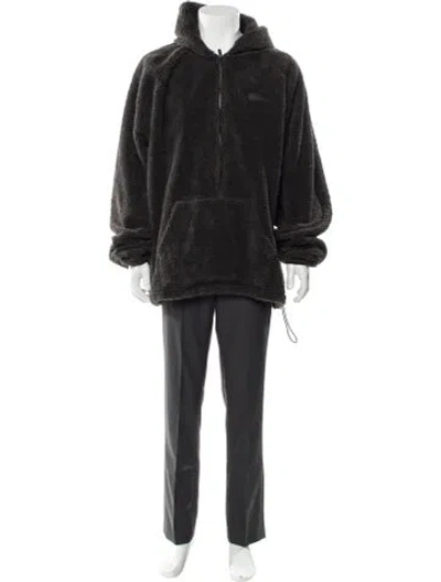Pre-owned Essentials Parka In Gray