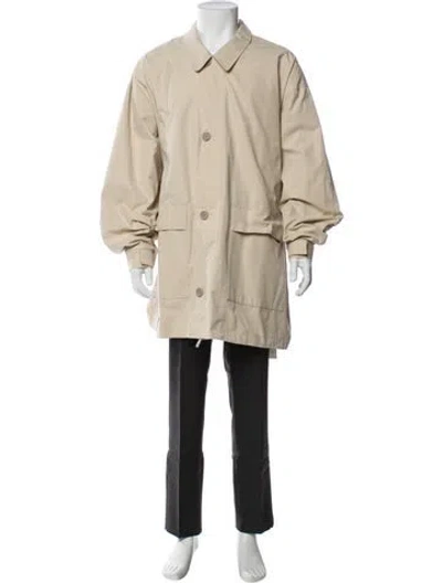 Pre-owned Essentials Parka In Neutral
